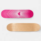 Skateboard Pink Love - Coeurs (Horz)