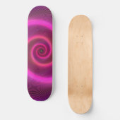 SKATEBOARD PINK NEON SWIRL GIRLS SKATEBOT (Recto)