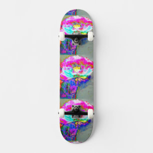 Skateboard Pink poppy