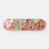 Skateboard Pink Red Purple Yellow Green Modern Abstract (Horz)