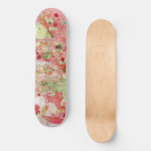 Skateboard Pink Red Purple Yellow Green Modern Abstract (Recto)