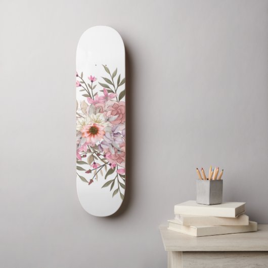 Skateboard Pink Wedding Bouquet (Art mural)