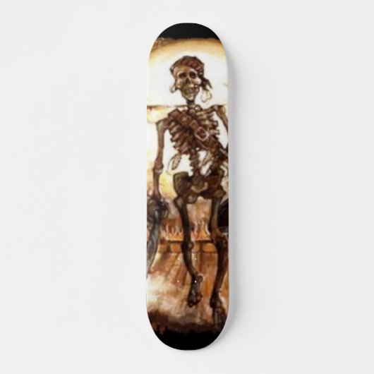 Skateboard pirate de skleleton (Devant)