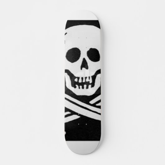 Skateboard pirate-drapeau (Devant)
