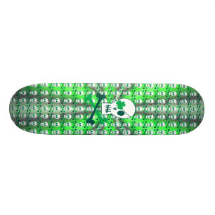Skateboard Pirate du jour de St Patrick