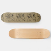 Skateboard Pisces Constellation Hevelius 1690 sur Taupe (Horz)