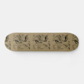 Skateboard Pisces Constellation Hevelius 1690 sur Taupe (Horz)