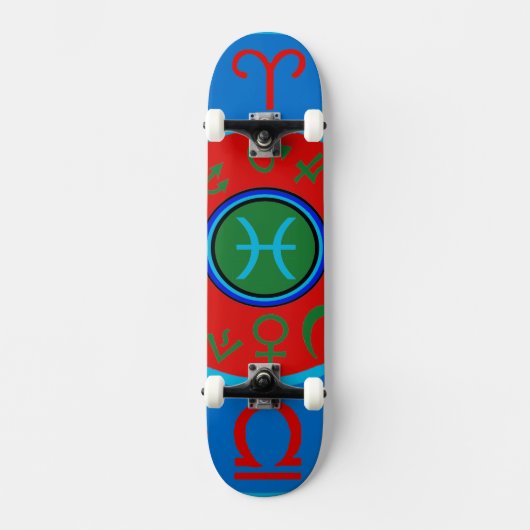 Skateboard Pisces Zodiac Skate (Recto)