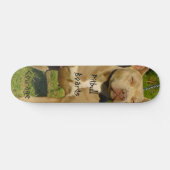 Skateboard Pitbull embarque le courage (Horz)