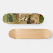 Skateboard Pitbull embarque le courage (Horz)