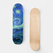 Skateboard Pix-Dezines van gogh nuit étoilée (Recto)