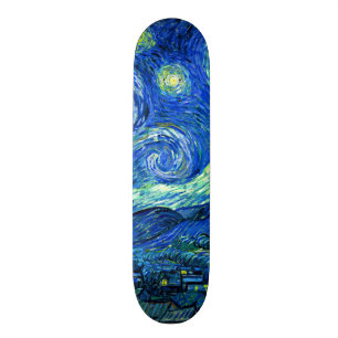 Skateboard Pix-Dezines van gogh nuit étoilée