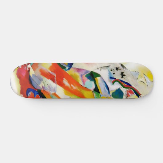 Skateboard PixDezines panneau mural Kandinsky 1914/abstrait (Horz)
