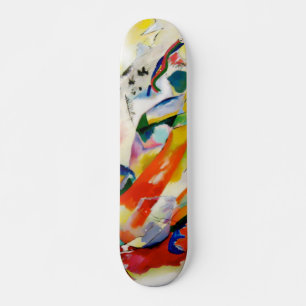 Skateboard PixDezines panneau mural Kandinsky 1914/abstrait