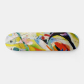 Skateboard PixDezines panneau mural Kandinsky 1914/abstrait (Horz)