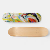 Skateboard PixDezines panneau mural Kandinsky 1914/abstrait (Horz)