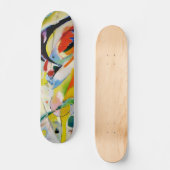 Skateboard PixDezines panneau mural Kandinsky 1914/abstrait (Recto)