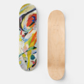 Skateboard PixDezines panneau mural Kandinsky 1914/abstrait (Recto)