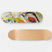 Skateboard PixDezines panneau mural Kandinsky 1914/abstrait (Horz)