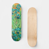 Skateboard PixDezines van gogh irises violettes (Recto)