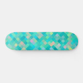 Skateboard Pixel Art Multicolor Motif (Horz)