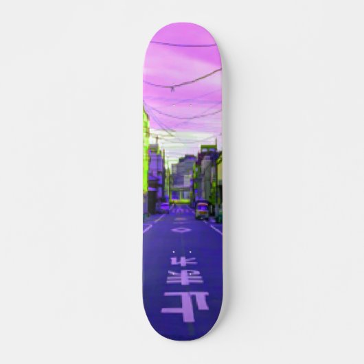 Skateboard Pixel d'art rétro 8 bits 16 bits dans le style Tok (Devant)