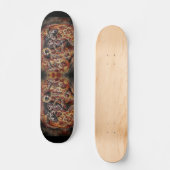 Skateboard Pizza deathtrap graphique art abstrait  (Recto)