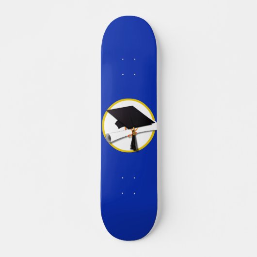 Skateboard Plafond de diplôme avec diplôme - Arrière - plan b (Devant)
