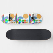 Skateboard Plage (Horz)