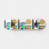 Skateboard Plage (Horz)
