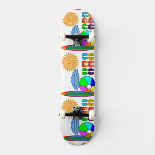 Skateboard Plage (Recto)