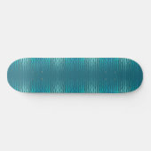 Skateboard Plage côtière Salé Turquoise Wave Résumé Design (Horz)