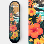 Skateboard Plage de Paradis tropical et l'art des fleurs<br><div class="desc">Promenez-vous dans le paradis avec notre skateboard Tropical Paradise Sea Beach & Flowers Art,  où plages ensoleillées et beautés florales vibrantes se rencontrent sur chaque pont. Embrassez les ondes estivales où que vous rouliez. C'est un autre 100% Snuggle Hamster Designs.</div>