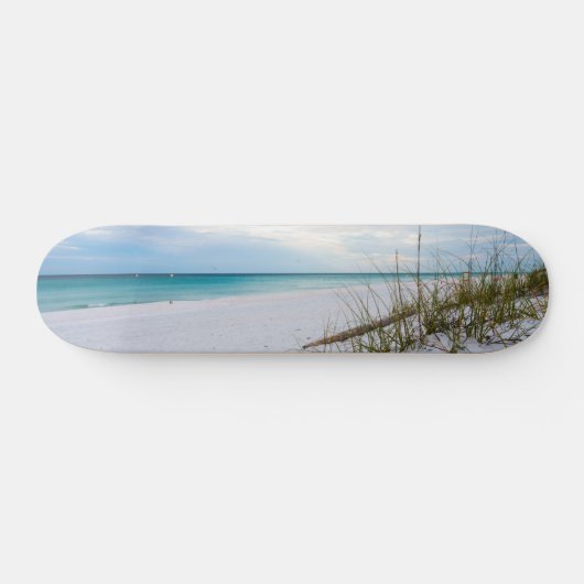 Skateboard Plage De Sable Blanc Plage De Chalet De Mer Skateb (Horz)