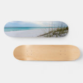 Skateboard Plage De Sable Blanc Plage De Chalet De Mer Skateb (Horz)