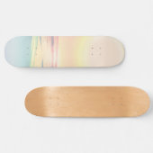 Skateboard Plage tropicale Mer Soleil Coloré Été (Horz)