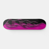 Skateboard Plaid Flames Skate (Horz)
