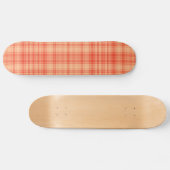 Skateboard Plaid orange (Horz)