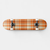 Skateboard Plaid orange (Horz)