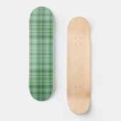 Skateboard Plaid vert (Recto)