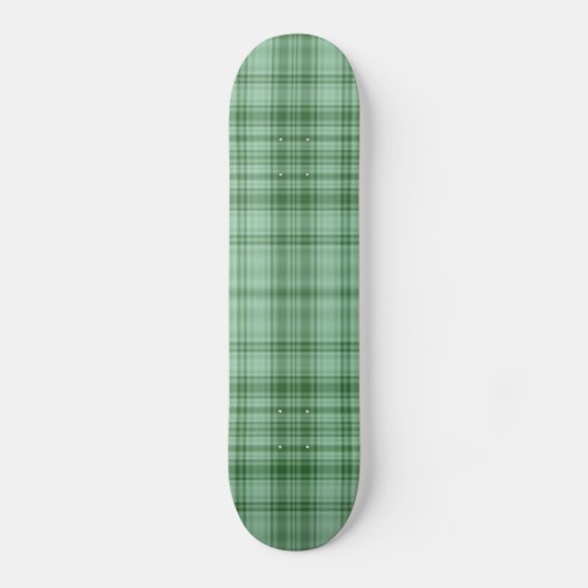 Skateboard Plaid vert (Recto)