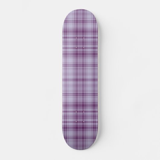 Skateboard Plaid violet (Recto)