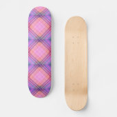 Skateboard Plaid violet (Recto)