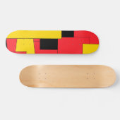 Skateboard Plaisir géométrique dans les couleurs vives (Horz)