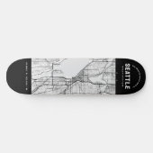 Skateboard Plan de la ville de Seattle Skate (Horz)
