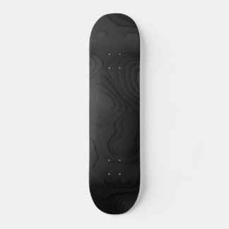 Skateboard Plan de skis topographique 3D montagne