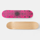 Skateboard Plan Foral Rose Patinage (Horz)