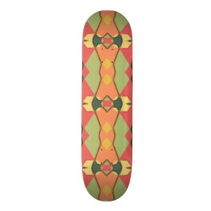 Skateboard planche à imprimer africaine