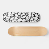 Skateboard planche à motif de fleurs (Horz)