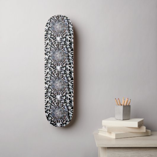 Skateboard PLANCHE À PAPIER cool FRACTAL DIAMOND (Art mural)